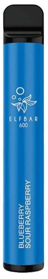 Blueberry Sour Raspberry Elf Bar 600 in blue