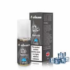 A Steam Black Ice Regular 10ml E-Liquid