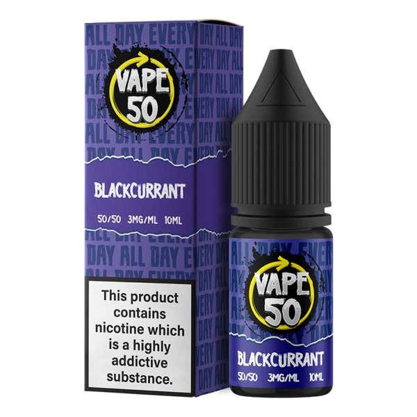 Blackcurrant Regular 10ml by Vape 50