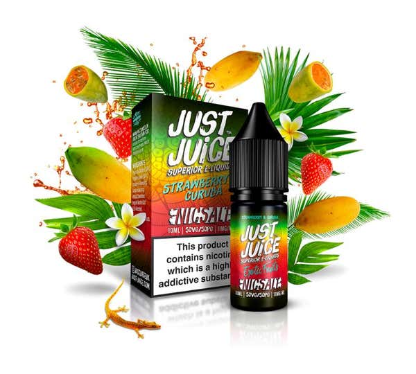 Strawberry & Curuba Nicotine Salt by Just Juice