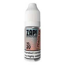 Zap Peach Ice Nicotine Salt E-Liquid