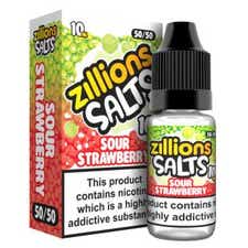 Zillions Sour Strawberry Nicotine Salt E-Liquid