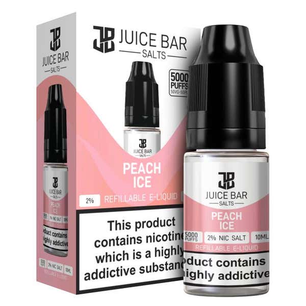 Peach Ice Nicotine Salt by Juice Bar