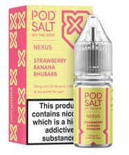 Pod Salt Strawberry Banana Rhubarb Nicotine Salt E-Liquid