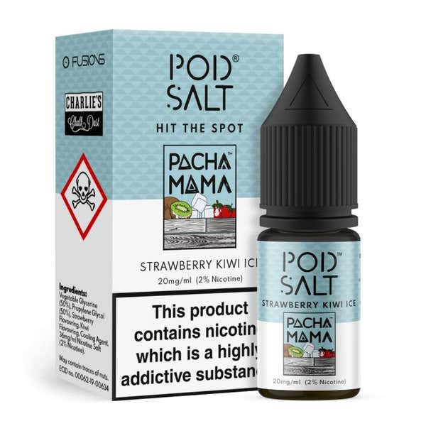 Strawberry Kiwi Ice Nicotine Salt by Pod Salt