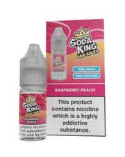 Soda King Raspberry Peach Nicotine Salt E-Liquid