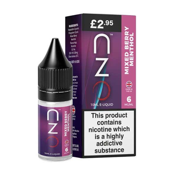 Mixed Berry Menthol Regular 10ml by NZO