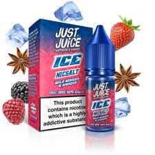Just Juice Wild Berries & Aniseed On Ice Nicotine Salt E-Liquid