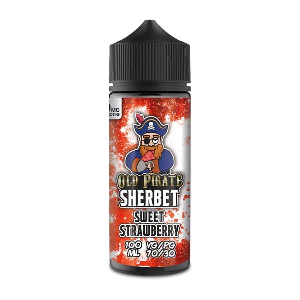 Sherbet Sweet Strawberry Shortfill by Old Pirate