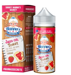 Nannas Secrets Jam On Toast Shortfill
