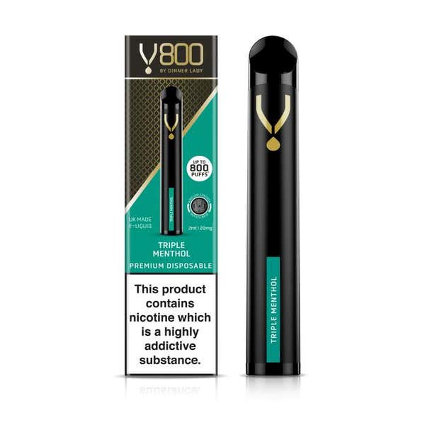 Triple Menthol Disposable by V800 By Dinner Lady