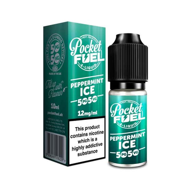 Peppermint Ice Regular 10ml by Pocket Fuel