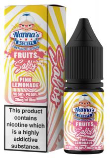 Nannas Secrets Pink Lemonade Nicotine Salt