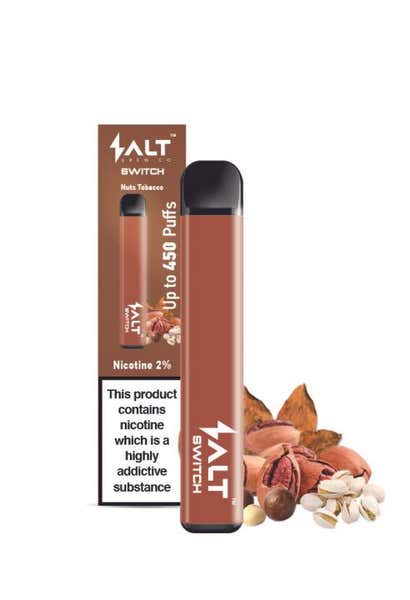 Nuts Tobacco Disposable by Salt Switch
