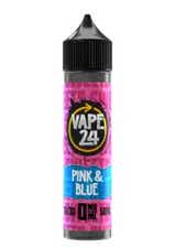 Vape 24 Sweets Pink & Blue Shortfill E-Liquid