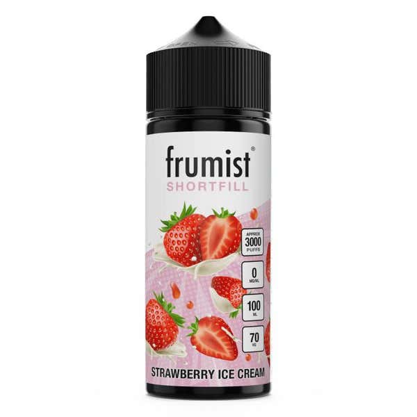Strawberry Ice Cream Shortfill by Frumist