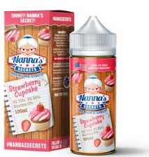 Nannas Secrets Strawberry Cupcake Shortfill E-Liquid
