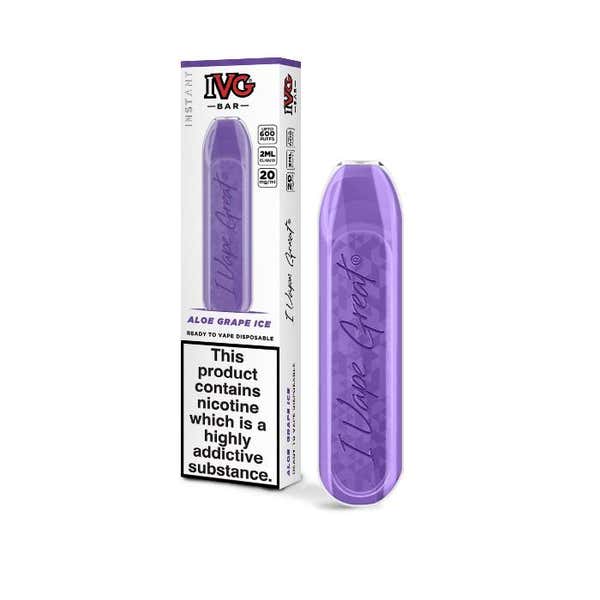 Aloe Grape Ice Disposable by IVG
