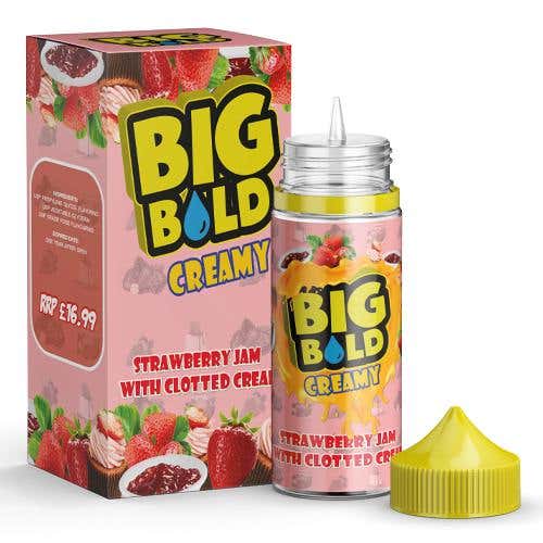 Strawberry Jam & Clotted Cream Shortfill by Big Bold