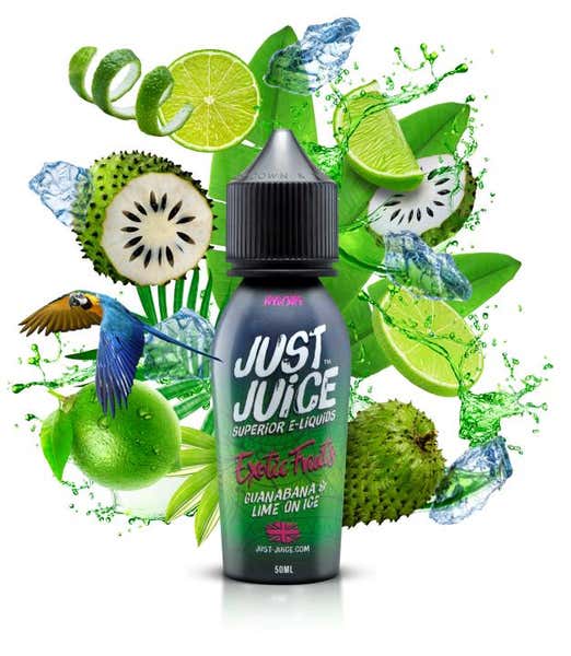 Guanabana & Lime On Ice Shortfill by Just Juice