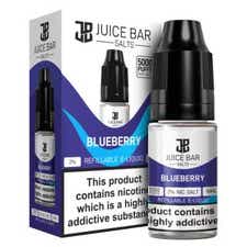 Juice Bar Blueberry Nicotine Salt E-Liquid