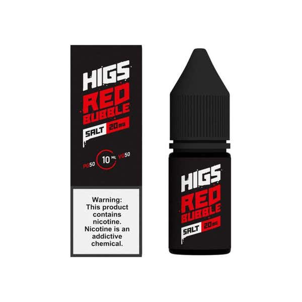 Red Bubble Nicotine Salt by HIGS