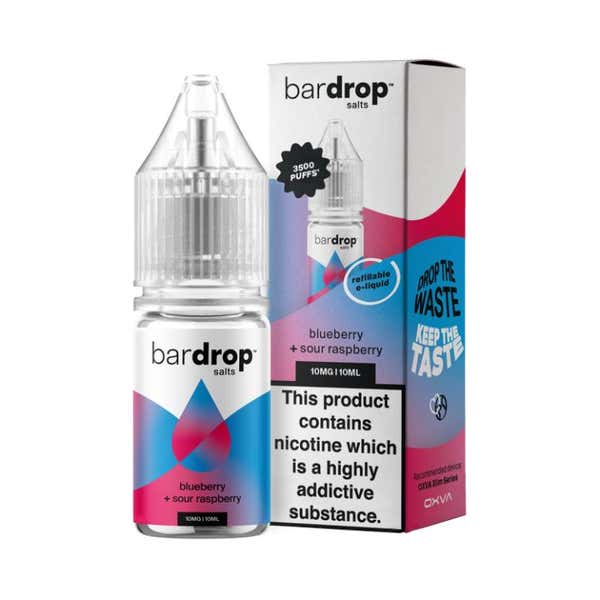 Blueberry Sour Raspberry Nicotine Salt by Drop E-Liquid