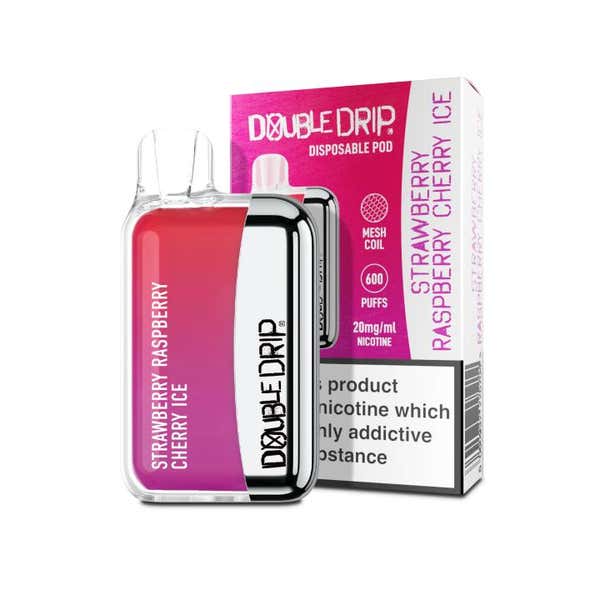 Strawberry Raspberry Cherry Ice Disposable by Double Drip