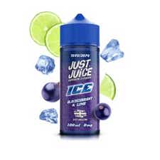 Just Juice Blackcurrant & Lime On Ice Shortfill E-Liquid
