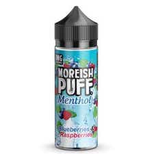 Moreish Puff Blueberries & Raspberries Menthol Shortfill E-Liquid
