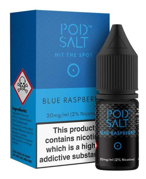 Blue Raspberry Nicotine Salt by Pod Salt