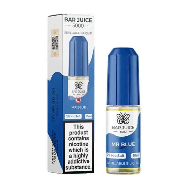 Mr Blue Nicotine Salt by Bar Juice 5000