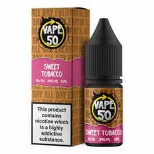 Vape 50 Sweet Tobacco Regular 10ml E-Liquid
