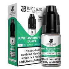 Juice Bar Kiwi Passion Fruit Guava Nicotine Salt E-Liquid