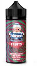 Nannas Secrets Sour Passion Berry Shortfill E-Liquid