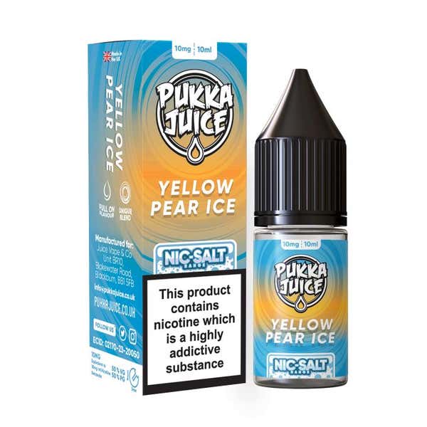 Yellow Pear Ice Nicotine Salt by Pukka Juice