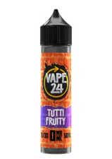 Vape 24 Sweets Tutti Fruity Shortfill E-Liquid