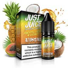 Just Juice Pineapple, Papaya & Coconut Nicotine Salt E-Liquid