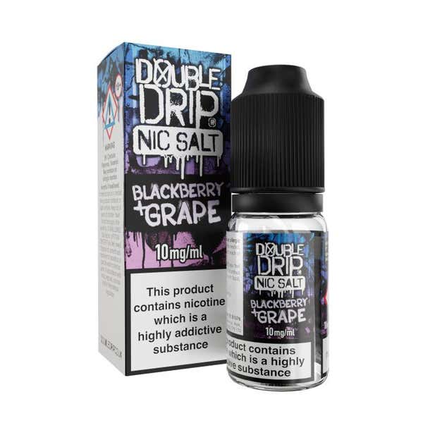 Blackberry & Grape Nicotine Salt by Double Drip