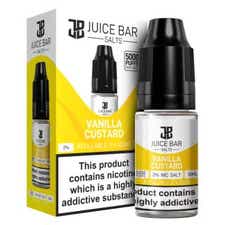 Juice Bar Vanilla Custard Nicotine Salt E-Liquid