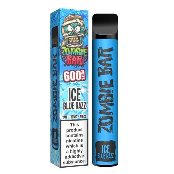Ice Blue Razz Disposable by Zombie Bar