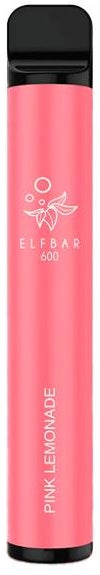 Pink Lemonade Elf Bar 600 in pink