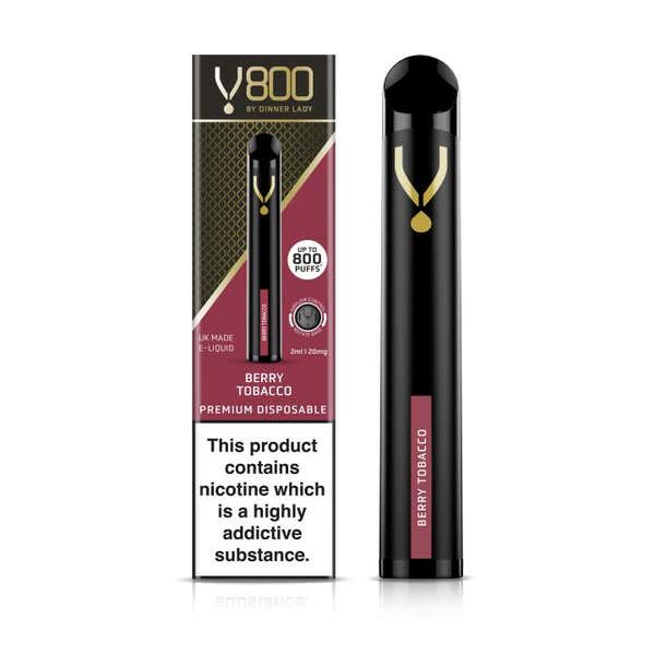Berry Tobacco Disposable by V800 By Dinner Lady