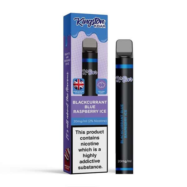 Blackcurrant Blue Raspberry Ice Disposable by Kingston