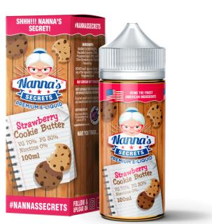 Nannas Secrets Strawberry Cookie Butter Shortfill