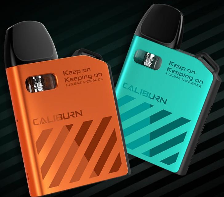 image showing orange and blue AK2 Caliburn devices