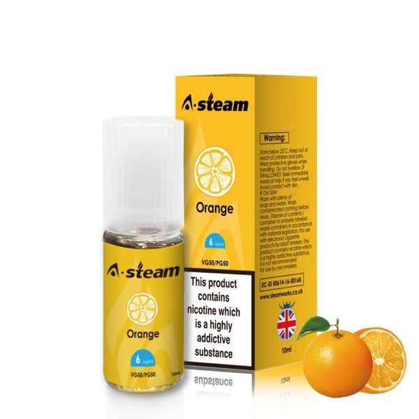 Orange Regular 10ml by A Steam