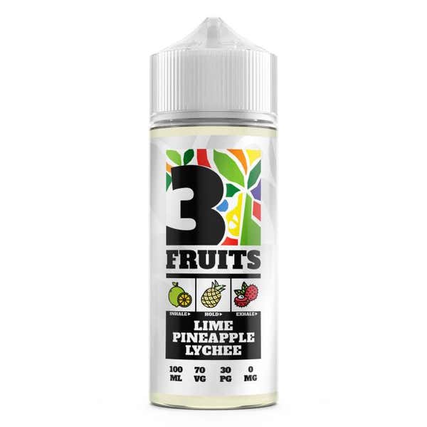 Lime, Pineapple, Lychee Shortfill by 3 Fruits