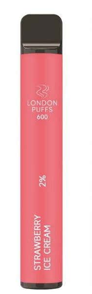 Strawberry Ice Cream Disposable by London Pufs