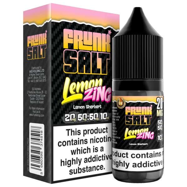 Lemon Zing Nicotine Salt by FRUNK